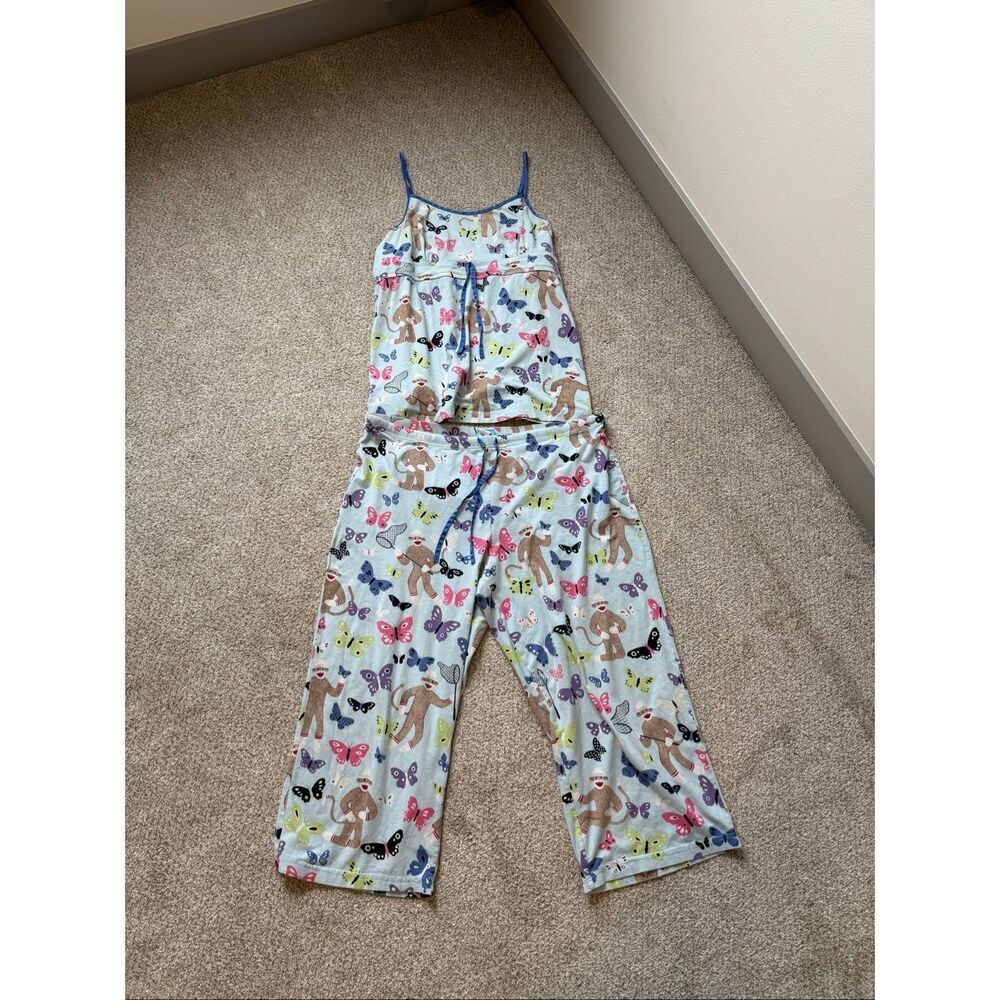 Nick & Nora Sock Monkey Pajama Set